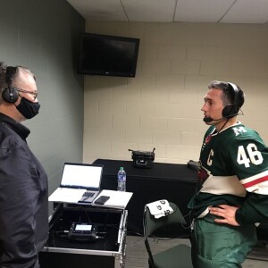 Jared Spurgeon after 1st @KFAN1003