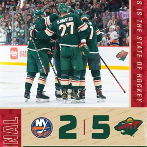 Wild 5, Islanders 2 - Full Postgame Show @KFAN1003