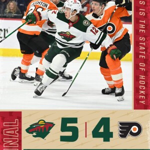 Wild 5, Flyers 4 - Full Postgame Show @KFAN1003