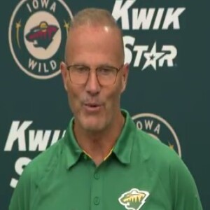 Iowa Wild head coach Greg Cronin