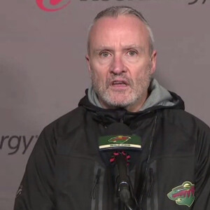 Wild head coach Dean Evason