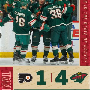 Wild 4, Flyers 1 - Full Postgame Show @KFAN1003