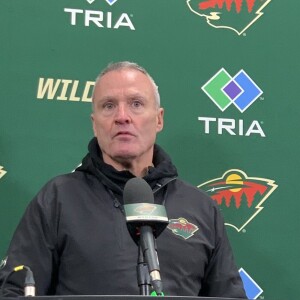 Dean Evason Thursday from TRIA Rink