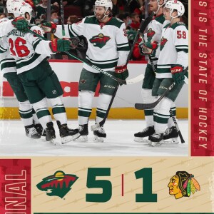 Wild 5, Blackhawks 1 - Full Postgame Show @KFAN1003