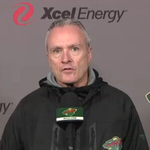 Evason previews Wild vs Golden Knights