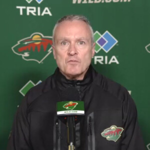 Dean Evason previews Wild vs Colorado