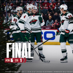 Wild 6, Blackhawks 1 - Full Postgame @KFAN1003