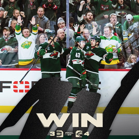 Wild 4, Canadiens 3 - OT  Full Postgame @KFAN1003