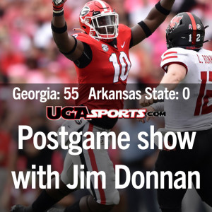 Postgame reaction with Jim Donnan: Georgia beats ASU 55-0