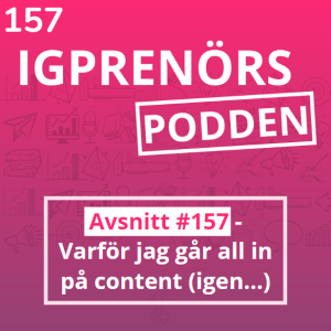 Varför jag går all in på content (igen...)