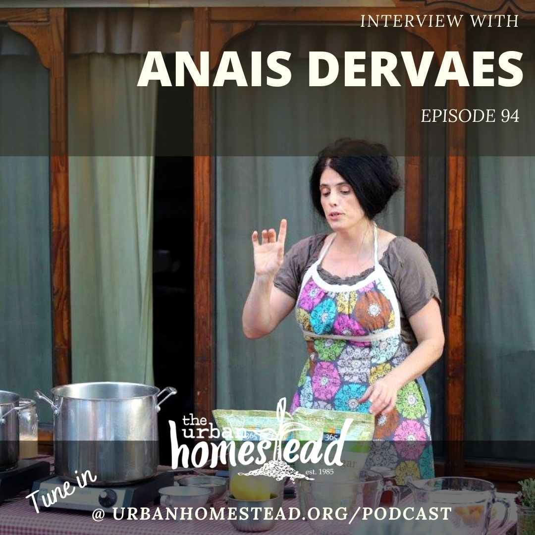 Urban Homestead Radio Episode 94:Interview with Anais Dervaes