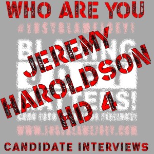 S:1 E:202 - WHO ARE YOU? - CANDIDATE INTERVIEW WITH JEREMY HAROLDSON