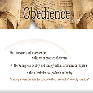 Obedience