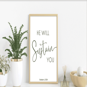 He Will Sustain You