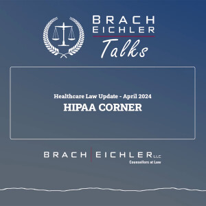 HIPAA Corner - April 2024