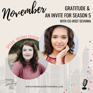 Gratitude & An Invite for Season 5