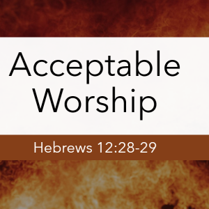 Sunday, Feb 9th: Acceptable Worship