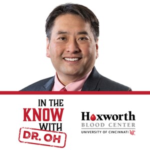 Dr. Oh and Jan Habel, Division Director of Quality Assurance at Hoxworth Blood Center, on quality control of the blood supply.