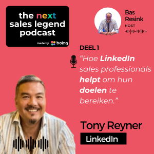 Hoe LinkedIn sales professionals helpt om hun doelen te bereiken (deel 1). - Tony Reyner