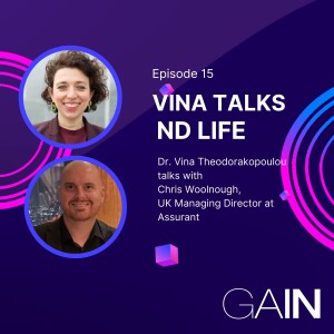 Vina Talks ND Life with Chris Woolnough, Episode 15 hosted by Dr Vina Theodorakopoulou FRSA