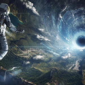 gazing into the infinite cosmic abyss
