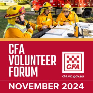 November 2024 CFA Volunteer Forum