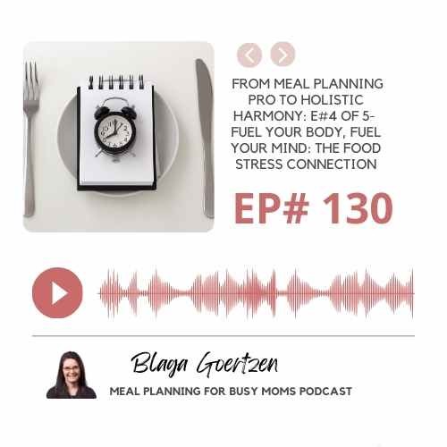 Episode 130 #4 of Holistic Harmony Series- Fuel Your Body, Fuel Your Mind: The Food Stress Connection