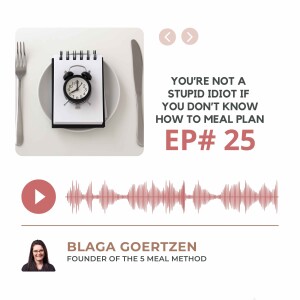 Episode 25 You’re Not A Stupid Idiot If You Don’t Know How to Meal Plan