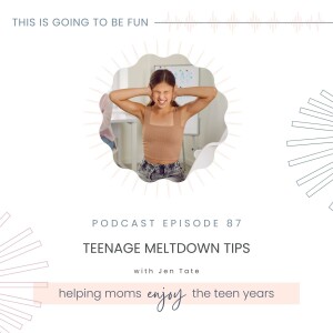 87. Teenage Meltdown Tips