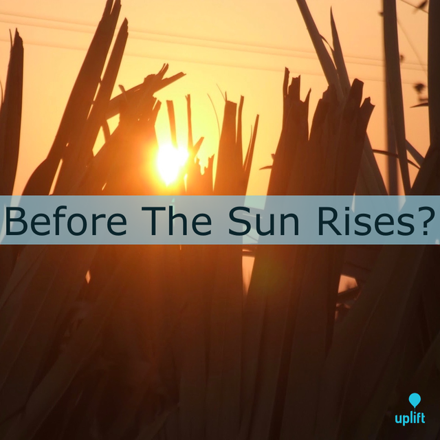 Episode 2: Before The Sun Rises?