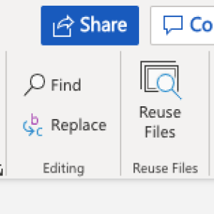 106. The mysterious Reuse Files button in Microsoft Word