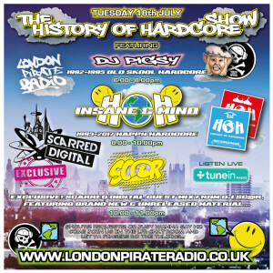 Insane & Mind ”Live” London Pirate Radio - Happy Hardcore Special - 18th Jul 2017