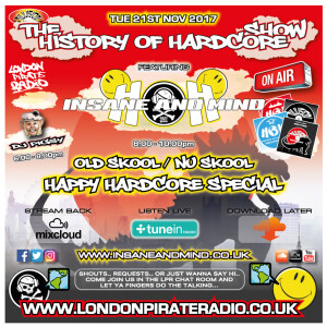 Insane & Mind ”Live” London Pirate Radio - Happy Hardcore Special - 21st Nov 2017