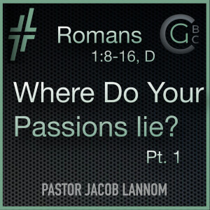 Where Do Your Passions Lie? Pt.1