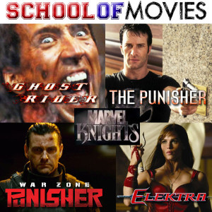 Ghost rider + Punisher + Elektra