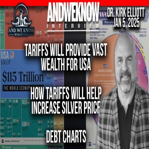 1.5.25: LT w/ Dr. Elliott: Tariffs will help INCREASE Silver price, provide vast wealth for the USA, PRAY!