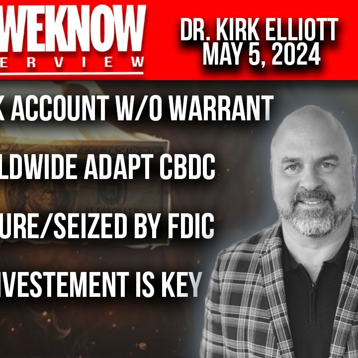 5.5.24: LT w/ Dr. Elliott: IRS has access to your Bank Account? Another Bank Failure, the time for Silver/Gold is now. Pray!
