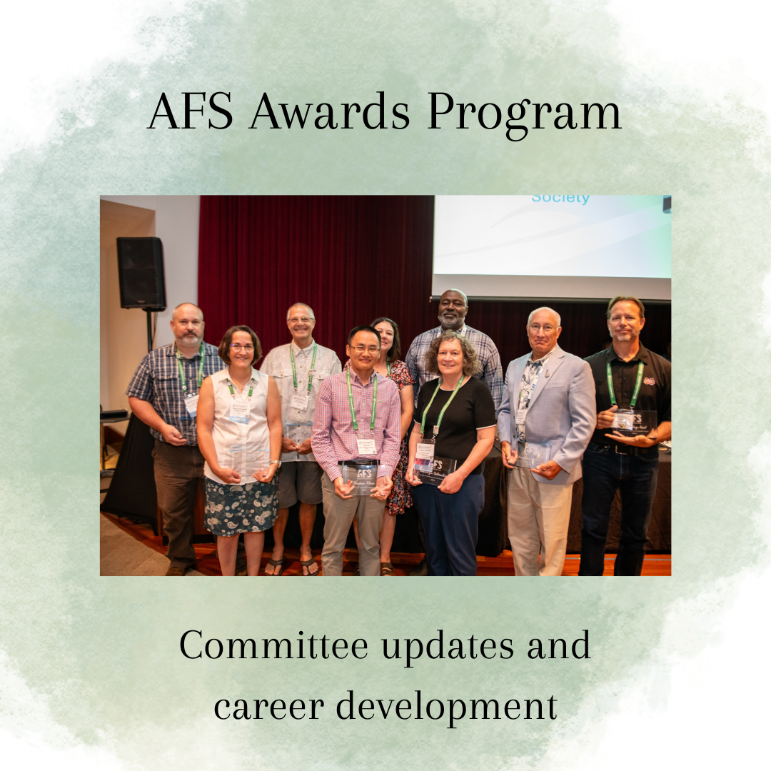 AFS Awards Program - committee updates and career development