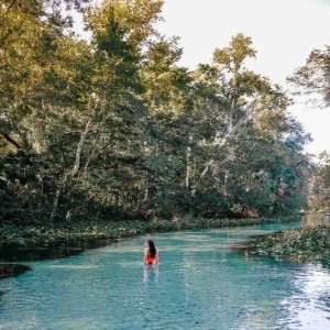 Floating at the Springs