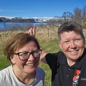 På trappa hos Helga Pedersen