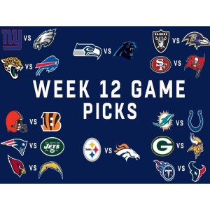 Commish T picks All 16 Week 12 NFL Games