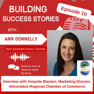 Ep10 Marketing the ARCC, Interview with Amanda Blanton, Marketing Director, Adirondack Regional Chamber of Commerce