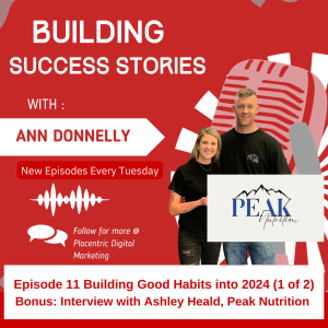 Ep11 Building Habits (Part 1 of 2) and Interview with Ashley Heald, of Peak Nutrition in Glens Falls