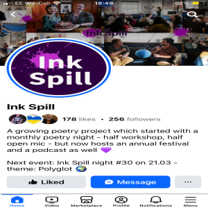 A Creative Evening with Ink Spill, Huddersfield