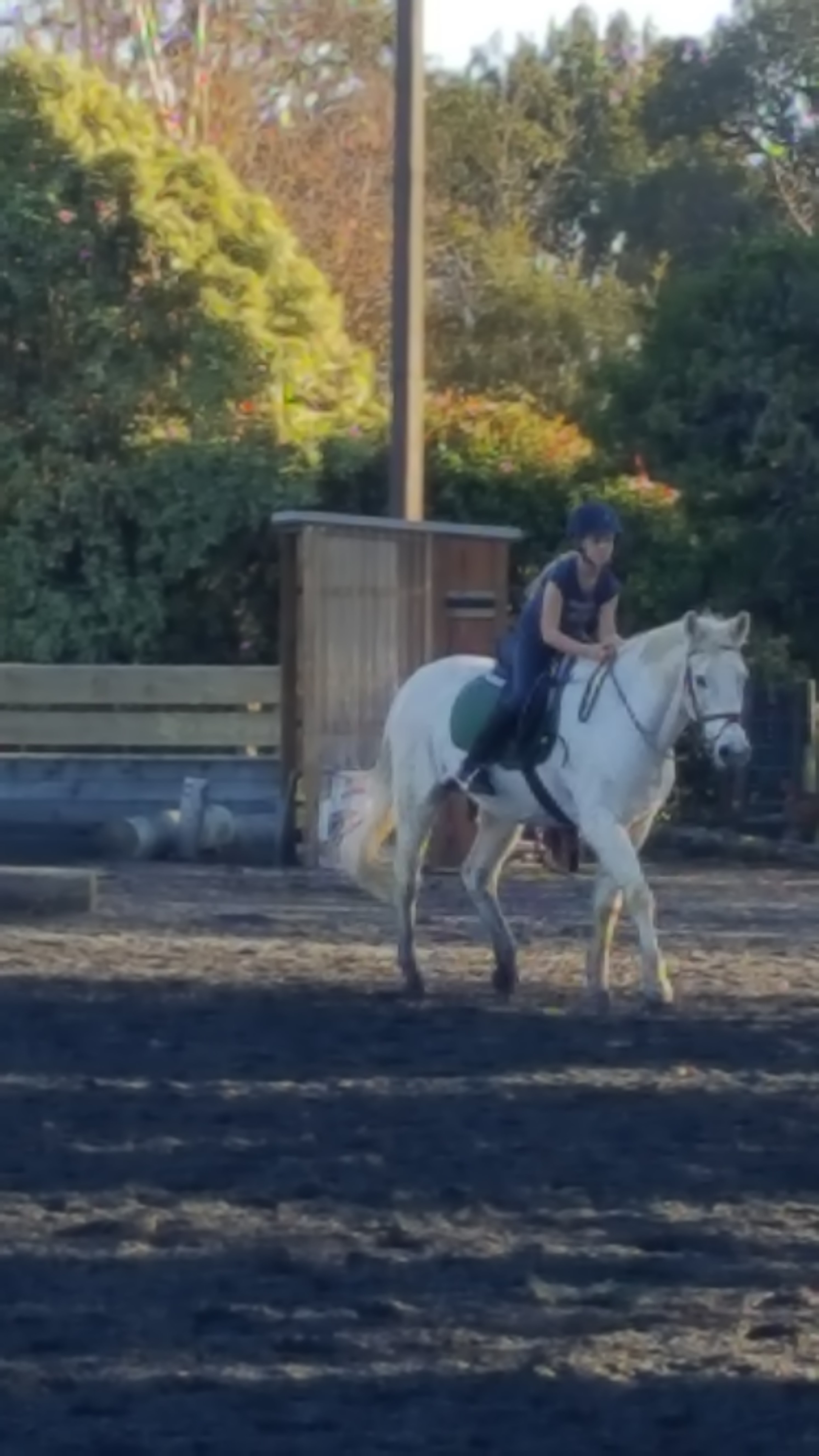 Saskia and Piper horseriding 