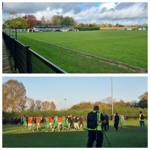 View on (FA) England Manager Thomas Tuchel and Visit to Newport Pagnell Town v MK Irish FA Vase 19th Oct 2024