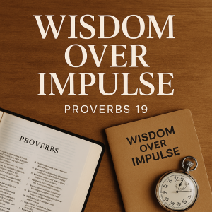 Proverbs Series - Episode 19 - Patience, Discipline and Following Through