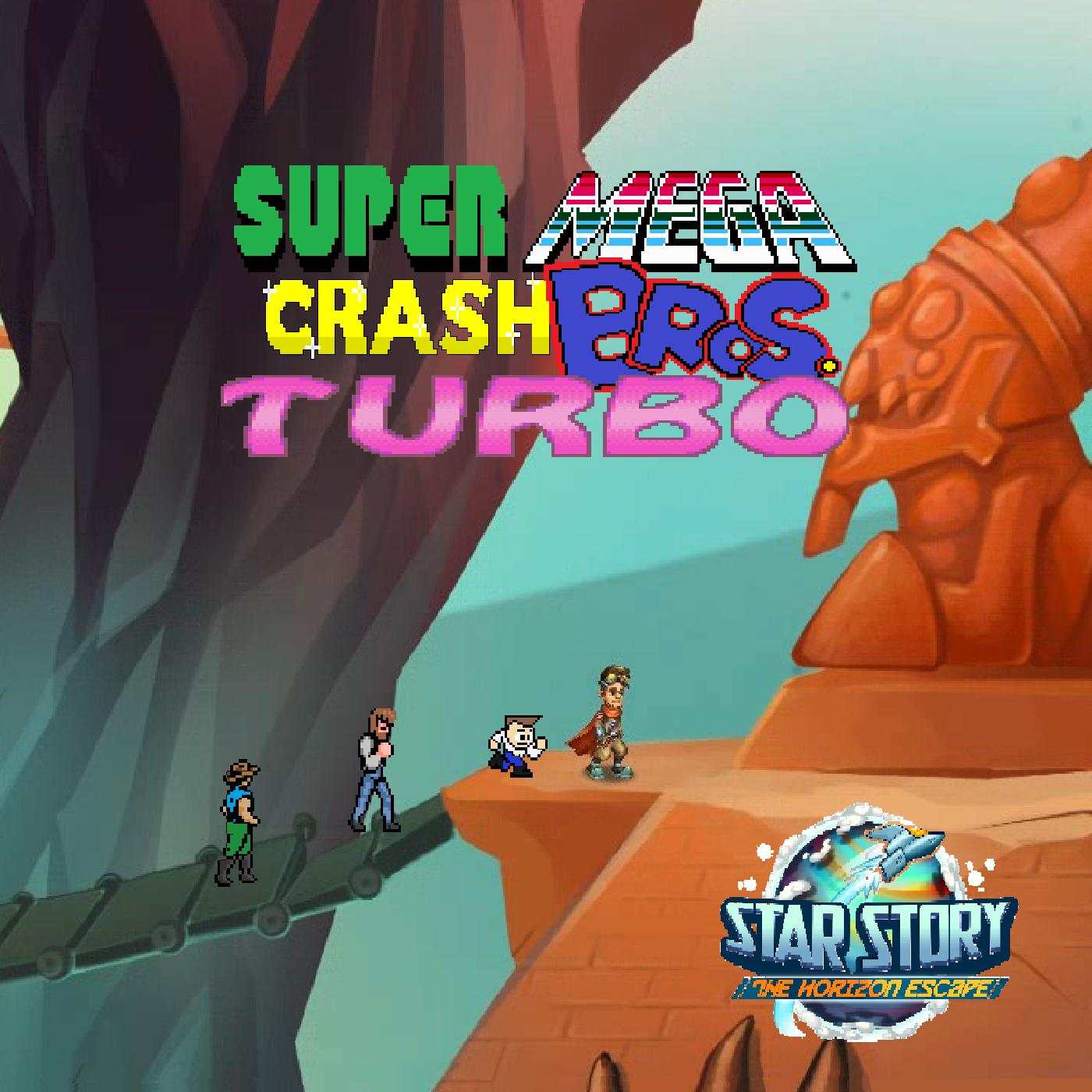 Super Mega Crash Bros. Turbo 14 - Star Story: The Horizon Escape