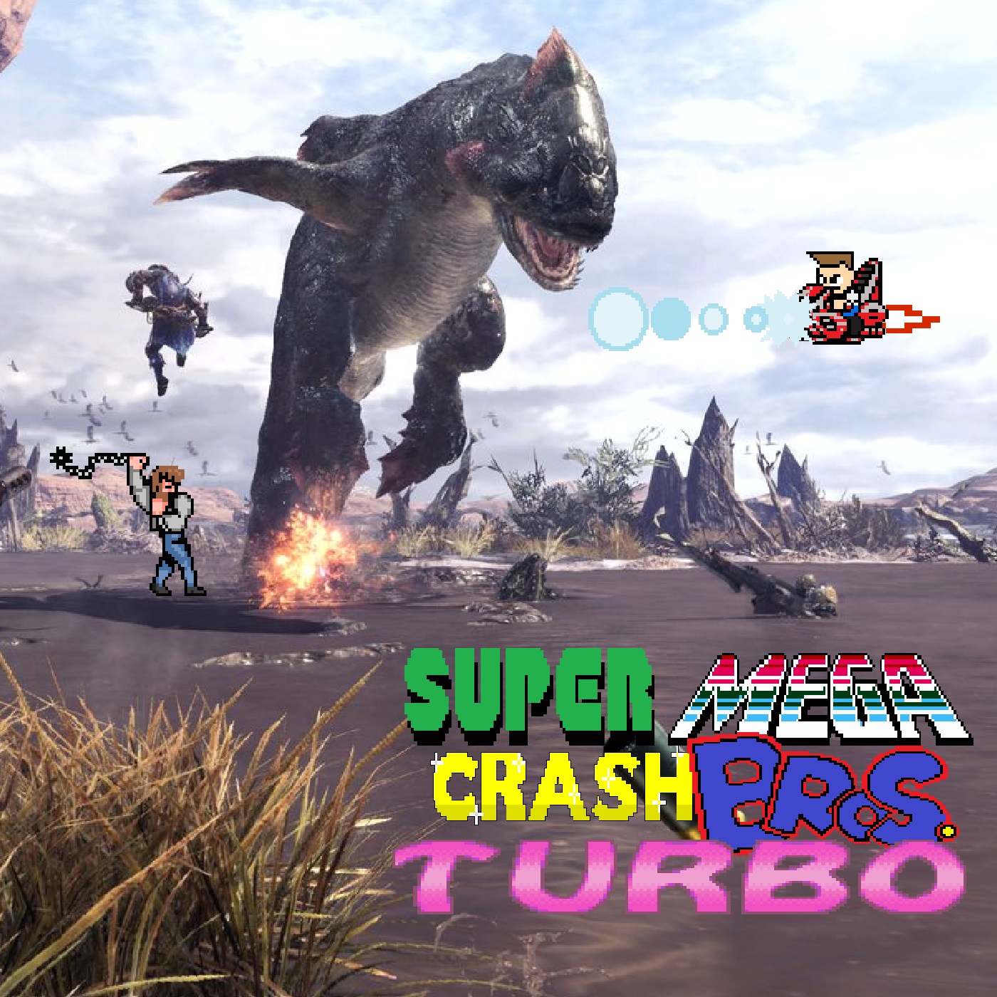 Super Mega Crash Bros. Turbo 28 - Monster Hunter World