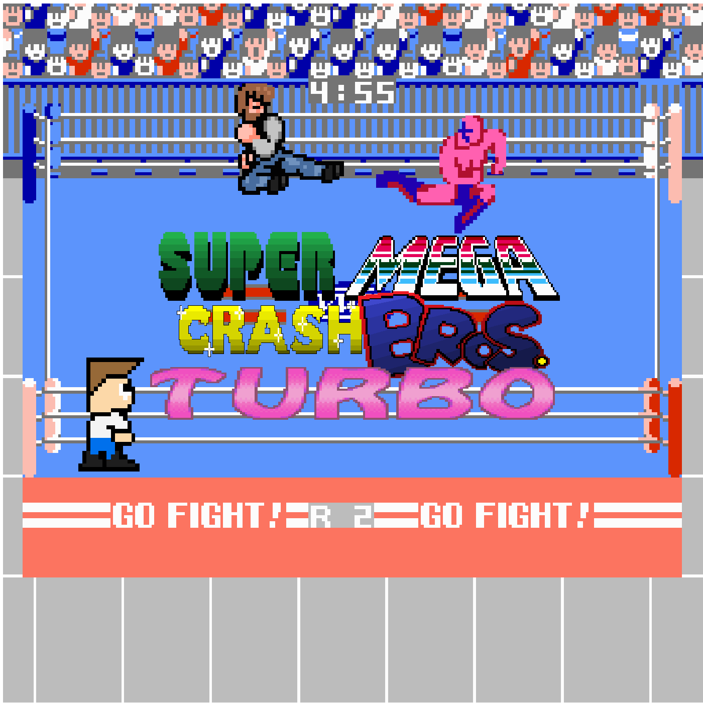 Super Mega Crash Bros. Turbo 35 - Wrestling Pros